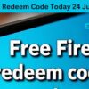 Free Fire Redeem Code Today 24 July 2025