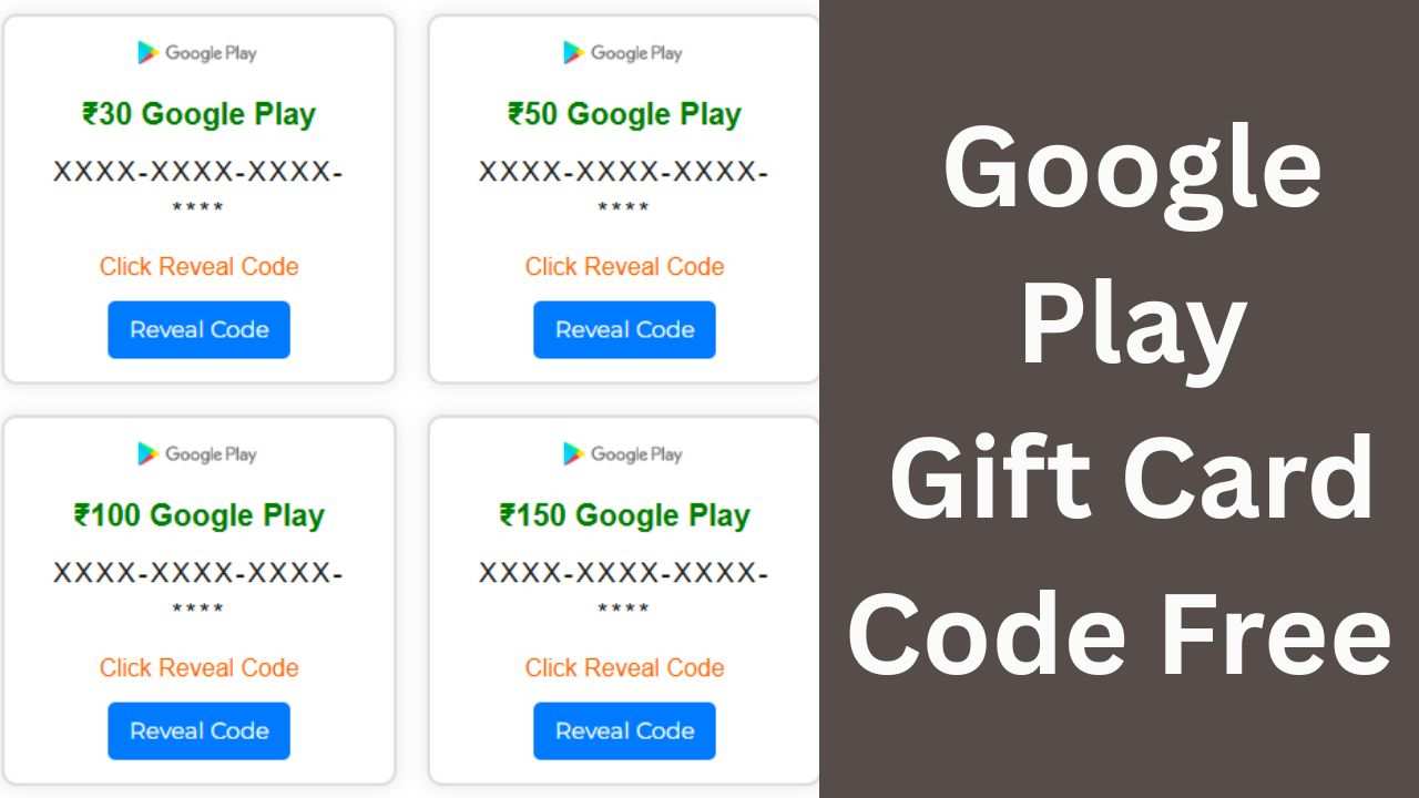 Google Play Gift Card Code Free